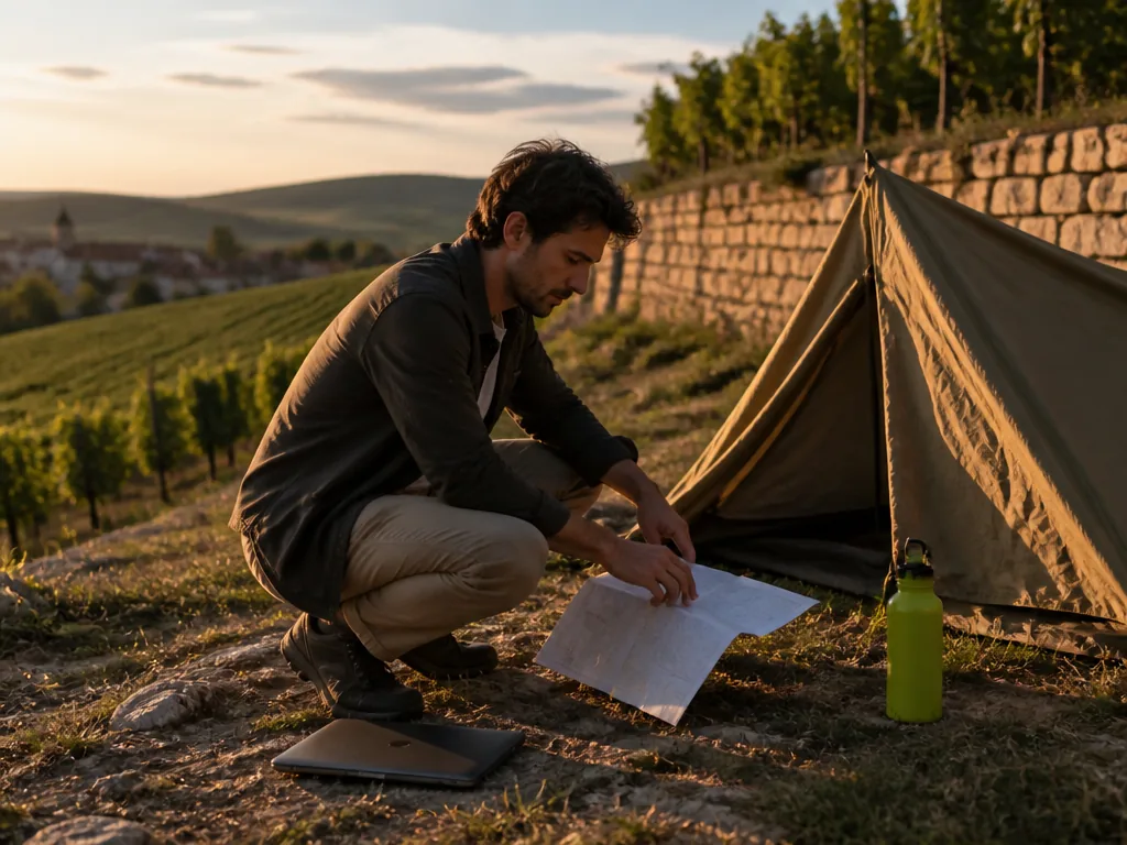 Écran d'ordinateur avec l'ancienne page de camping content view 15 35